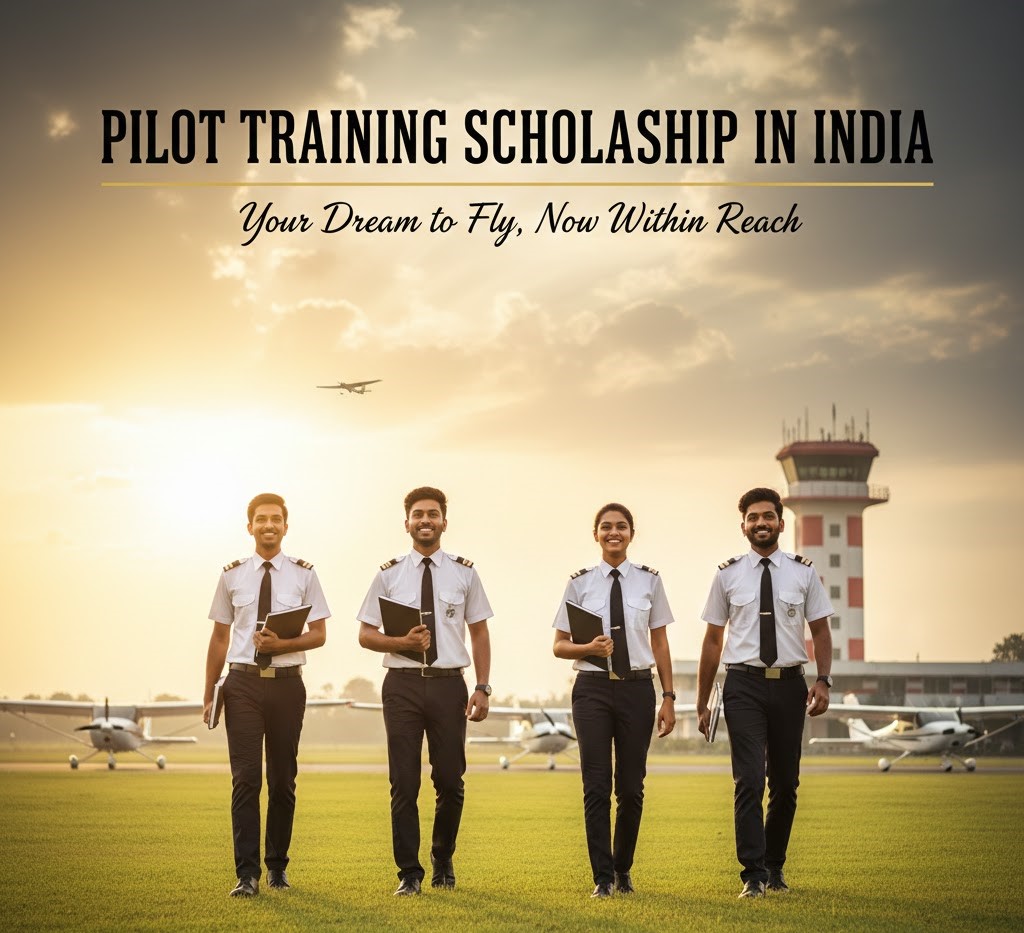 pilot training scholarship in India